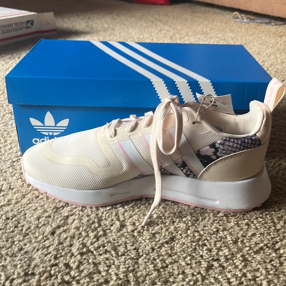 Adidas Women's Multix Snakeskin Ecru Tint Pink White … Gem